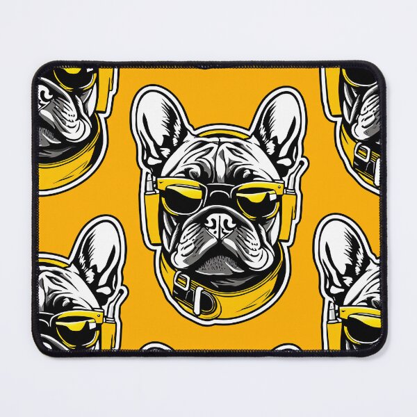 Item preview, French Bulldog Headphones & Sunglasses designed and sold by Topoartispp.