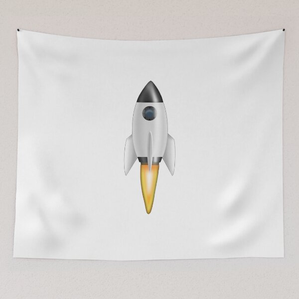 Item preview, Retro Space Rocket Illustration designed and sold by STOXT.