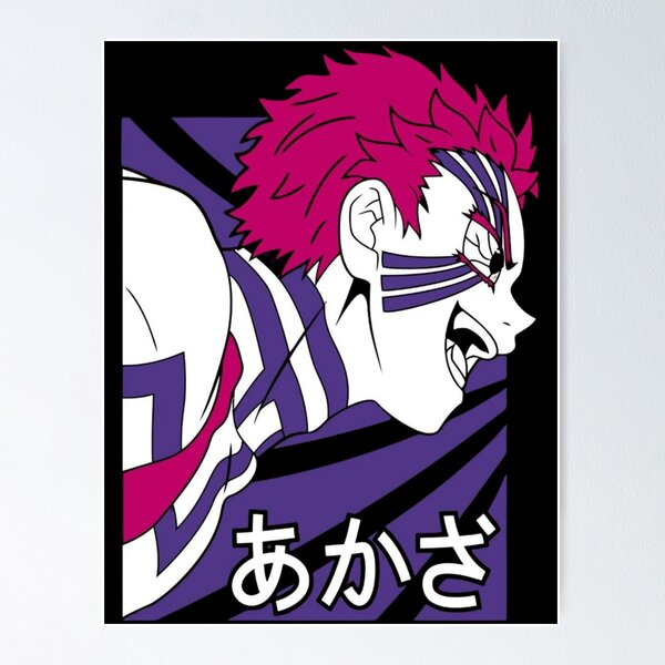 Item preview, Akaza Demon Slayer designed and sold by zozosazap.