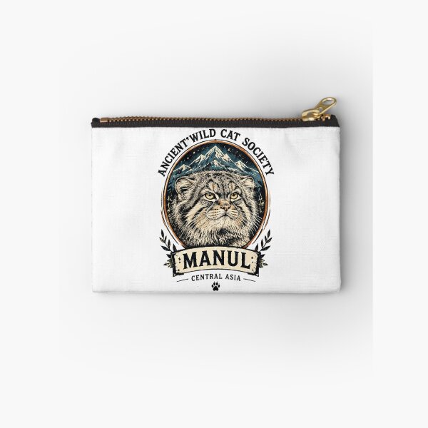 Item preview, Manul Pallas Cat Vintage Wildlife Society Central Asia  designed and sold by Thegoldenline.