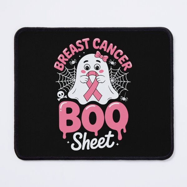 Item preview, Breast Cancer Boo Sheet designed and sold by jkrphoto.