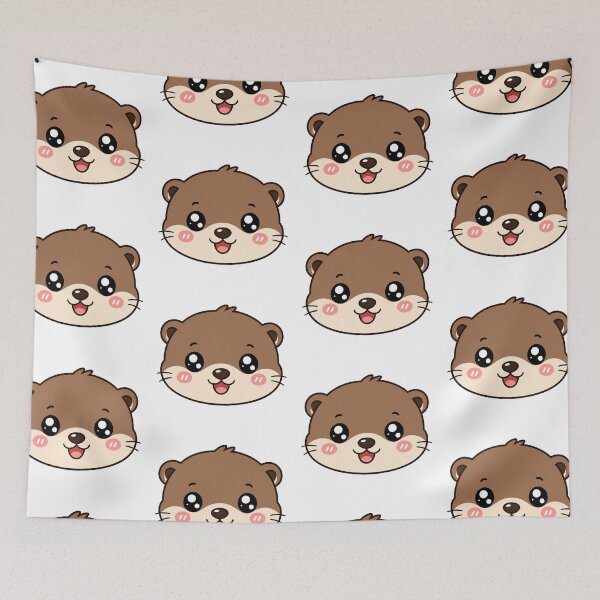 Item preview, Cute Kawaii Otter Face designed and sold by Seculinator.