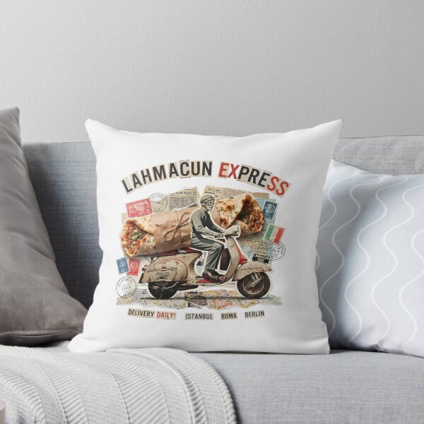 Item preview, Lahmacun Express Vintage Collage Print designed and sold by OzzFrequency.