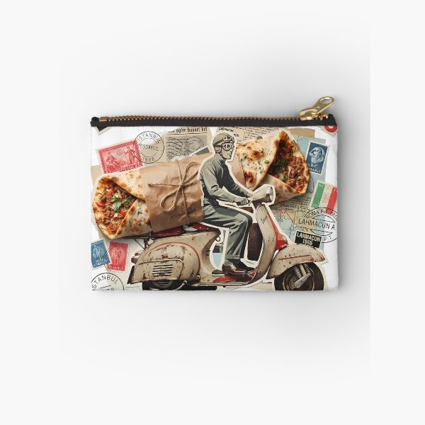 Item preview, Lahmacun Express Vintage Collage Print designed and sold by OzzFrequency.