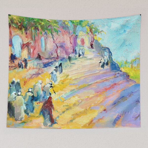 Item preview, "Festival of Colors on the Hill" designed and sold by  Youssef Kamel-Official Collection.