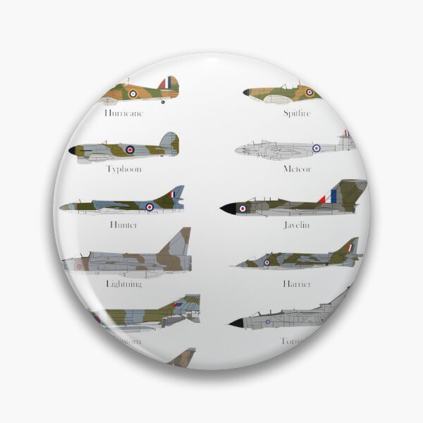 Item preview, Fighter Aircraft of the Royal Air Force Vintage Aviation Design designed and sold by Samrat Roy.