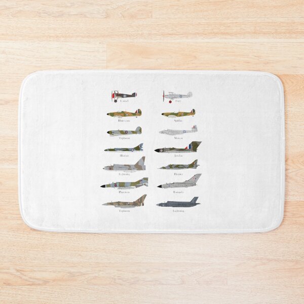 Item preview, Fighter Aircraft of the Royal Air Force Vintage Aviation Design designed and sold by Samrat Roy.