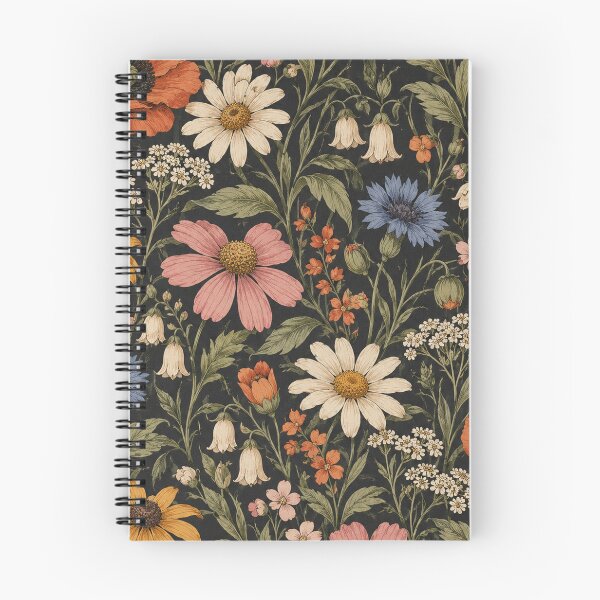 Item preview, Vintage Wildflower Meadow designed and sold by Glottopia.