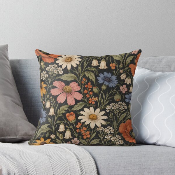 Item preview, Vintage Wildflower Meadow designed and sold by Glottopia.