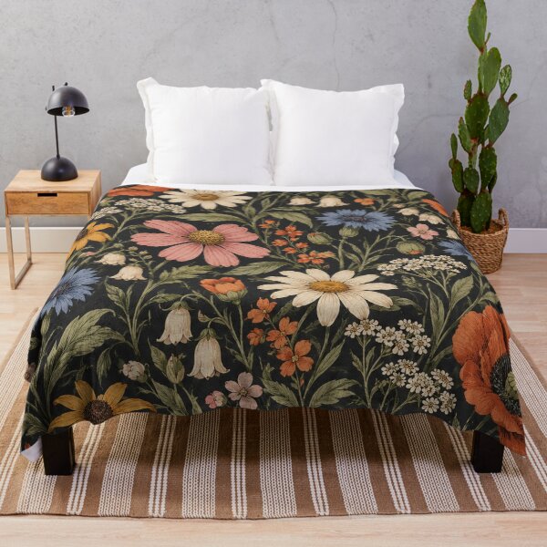 Item preview, Vintage Wildflower Meadow designed and sold by Glottopia.
