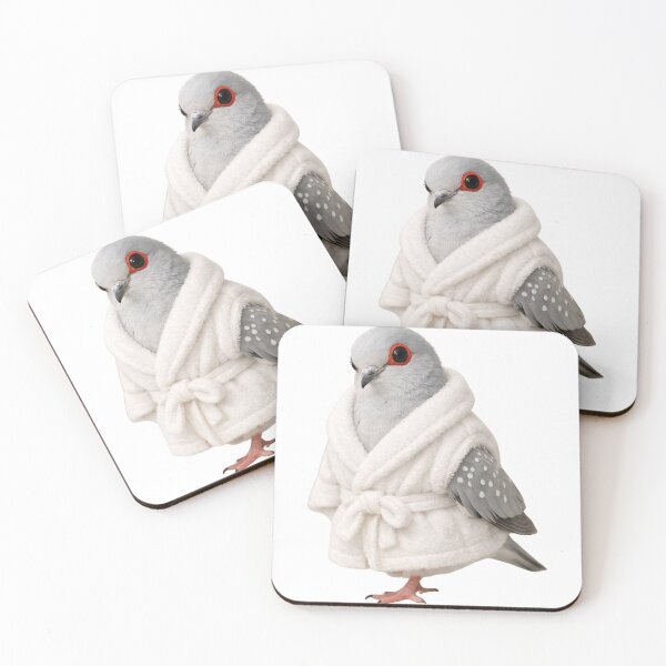 Item preview, Diamond Dove Fluffy Bathrobe designed and sold by Sillytoe.