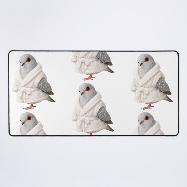 Item preview, Diamond Dove Fluffy Bathrobe designed and sold by Sillytoe.