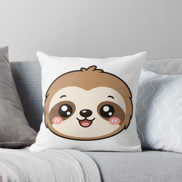 Item preview, Cute Kawaii Sloth Face designed and sold by Seculinator.