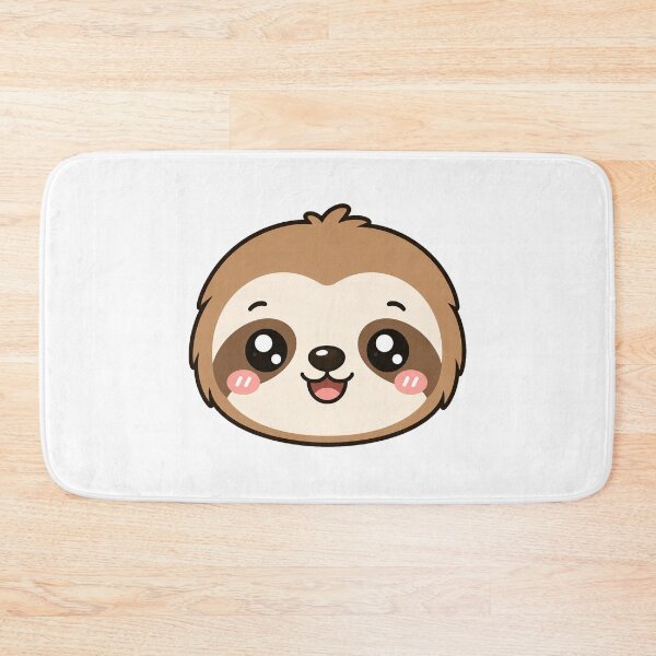 Item preview, Cute Kawaii Sloth Face designed and sold by Seculinator.