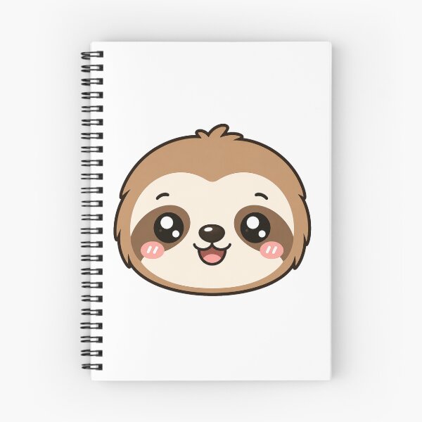 Item preview, Cute Kawaii Sloth Face designed and sold by Seculinator.