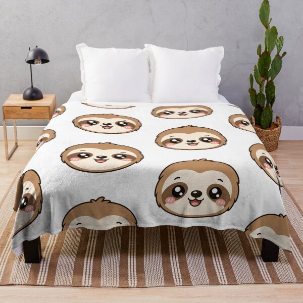 Item preview, Cute Kawaii Sloth Face designed and sold by Seculinator.