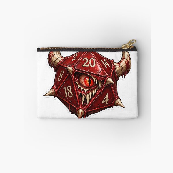 Item preview, Horned Demon Eye D20 designed and sold by PigeonVerse.