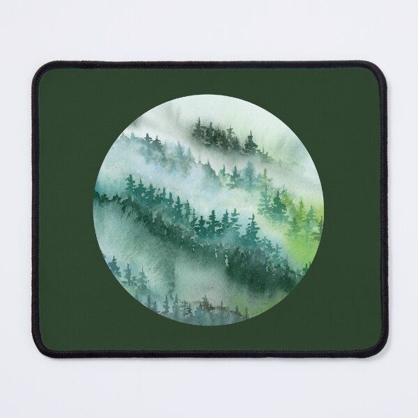Item preview, Misty Evergreens designed and sold by SMHPaperDesigns.