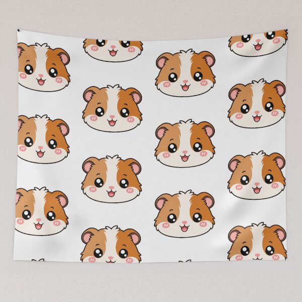 Item preview, Cute Kawaii Guinea Pig Face designed and sold by Seculinator.