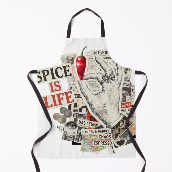 Item preview, Lahmacun Express Vintage Collage Print designed and sold by OzzFrequency.