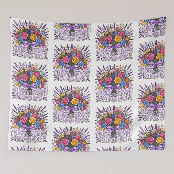 Item preview, Flowers Bloom So Does Hope designed and sold by SABEHAT.