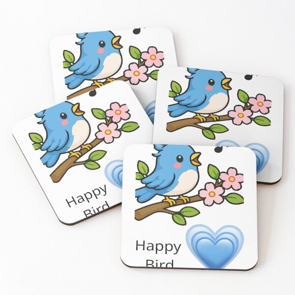 Item preview, Happy Blue Bird Singing  designed and sold by Artbyme12.