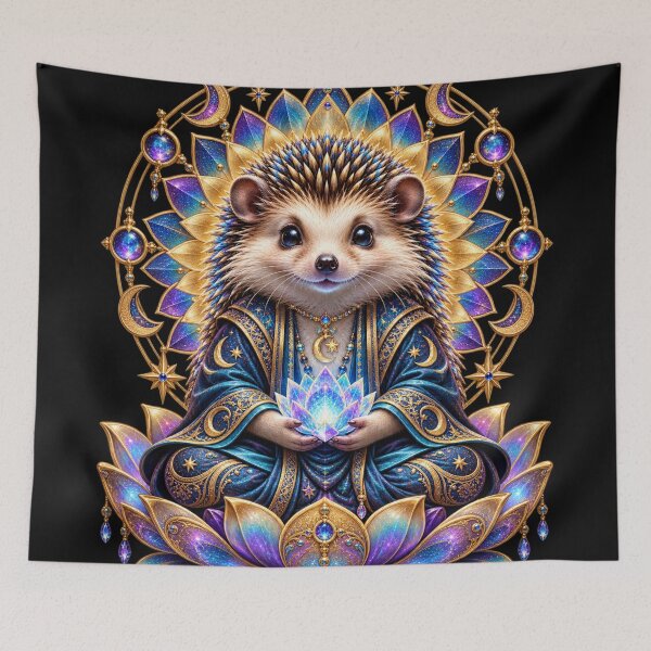 Item preview, Hedgehog Zen designed and sold by Jaenne.studio.