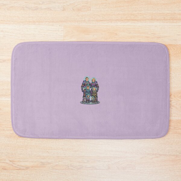 Item preview, Retro Astronaut Family – Galactic Team Adventure designed and sold by FootprintofLove.
