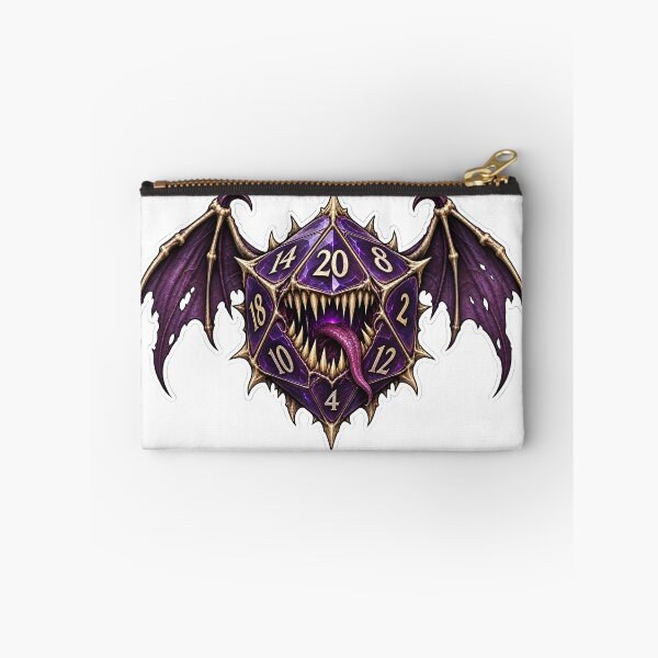 Item preview, Violet Batwing Monster Die designed and sold by PigeonVerse.