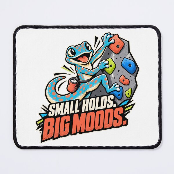 Item preview, Small Holds Big Moods Climbing Gecko designed and sold by ODDLUME CLUB.