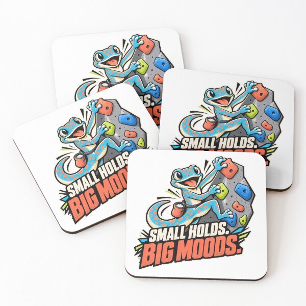 Item preview, Small Holds Big Moods Climbing Gecko designed and sold by ODDLUME CLUB.