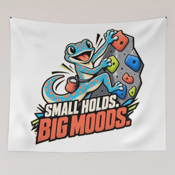 Item preview, Small Holds Big Moods Climbing Gecko designed and sold by ODDLUME CLUB.