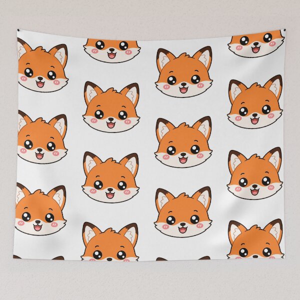 Item preview, Cute Kawaii Fox Face designed and sold by Seculinator.