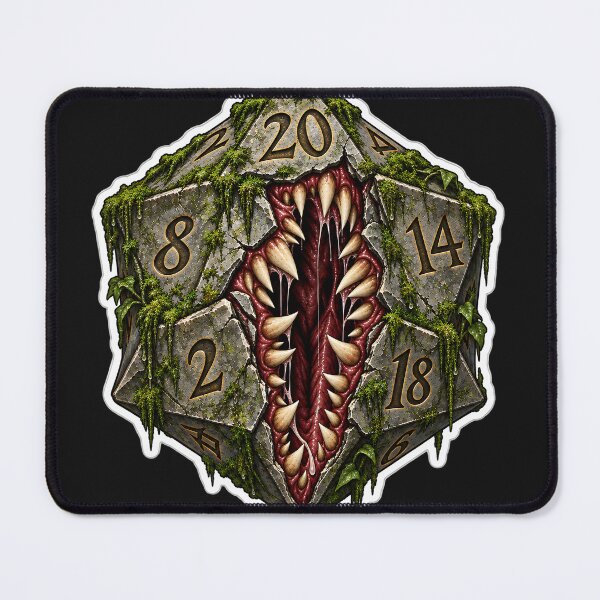 Item preview, Mossbound Stone Maw D20 designed and sold by PigeonVerse.