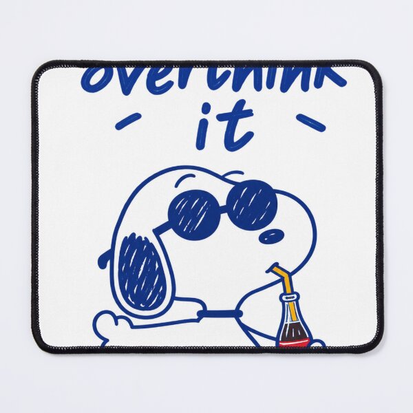Item preview, Don’t Overthink It – Funny Chill Dog designed and sold by ApollonCraft.