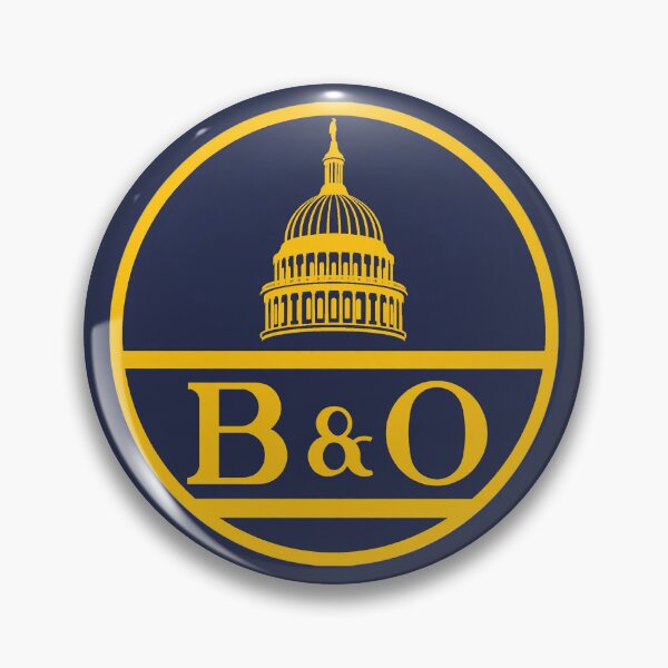 Item preview, Baltimore and Ohio - Gold and Blue designed and sold by Trains-and-Rail.