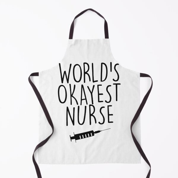 Item preview, World's Okayest Nurse Funny Humorous Gift for Healthcare Professionals designed and sold by SykeOPathYT.