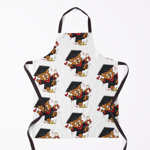 Item preview, Funny Graduation Bear – Cute Graduate Slipping on Banana Peel designed and sold by Nubian Style.