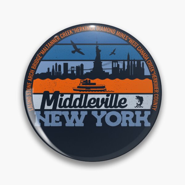 Item preview, Middleville New York Sunset Retro Vintage Local Pride Logo designed and sold by CRHPOD20.