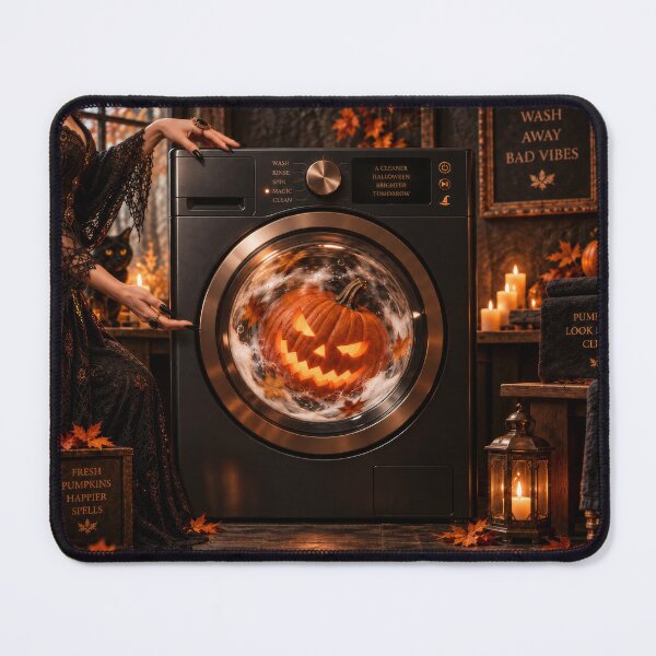 Item preview, Witchy Pumpkin Laundry designed and sold by DansCreations42.
