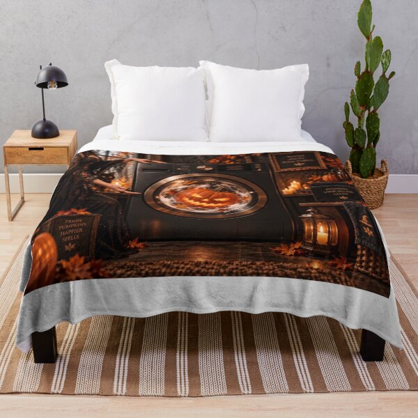 Item preview, Witchy Pumpkin Laundry designed and sold by DansCreations42.