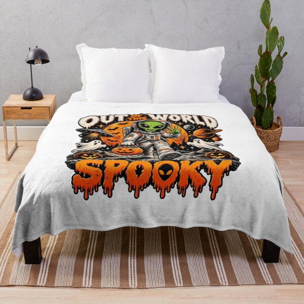 Item preview, Out of This World Spooky Alien Halloween designed and sold by ABprintstudio.