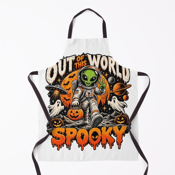 Item preview, Out of This World Spooky Alien Halloween designed and sold by ABprintstudio.