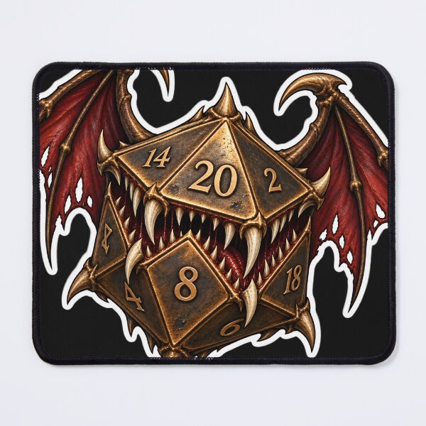 Item preview, Bronze Winged Demon D20 designed and sold by PigeonVerse.