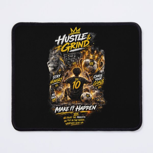 Item preview, Hustle Grind Football Motivation designed and sold by LegendCourt.