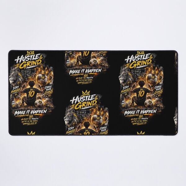 Item preview, Hustle Grind Football Motivation designed and sold by LegendCourt.