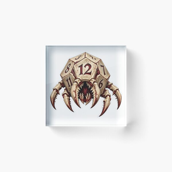 Item preview, Ivory Spider Maw Die designed and sold by PigeonVerse.