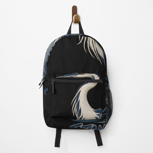 Item preview, Heron Bird Art – Stand Tall Rise Above Embroidery Look designed and sold by Emoji Emblems.