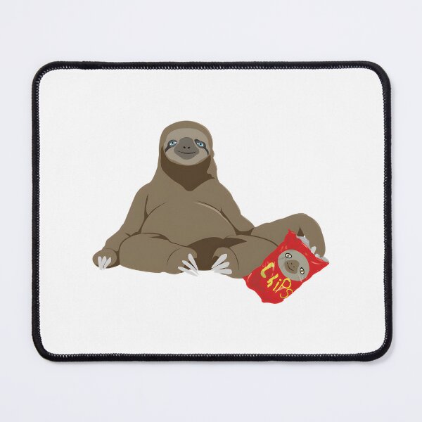 Item preview, Cute Sloth Enjoying Munchies Lazy Animal Lover Design designed and sold by Customize Shirts.