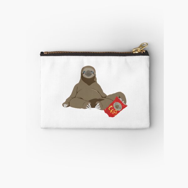 Item preview, Cute Sloth Enjoying Munchies Lazy Animal Lover Design designed and sold by Customize Shirts.